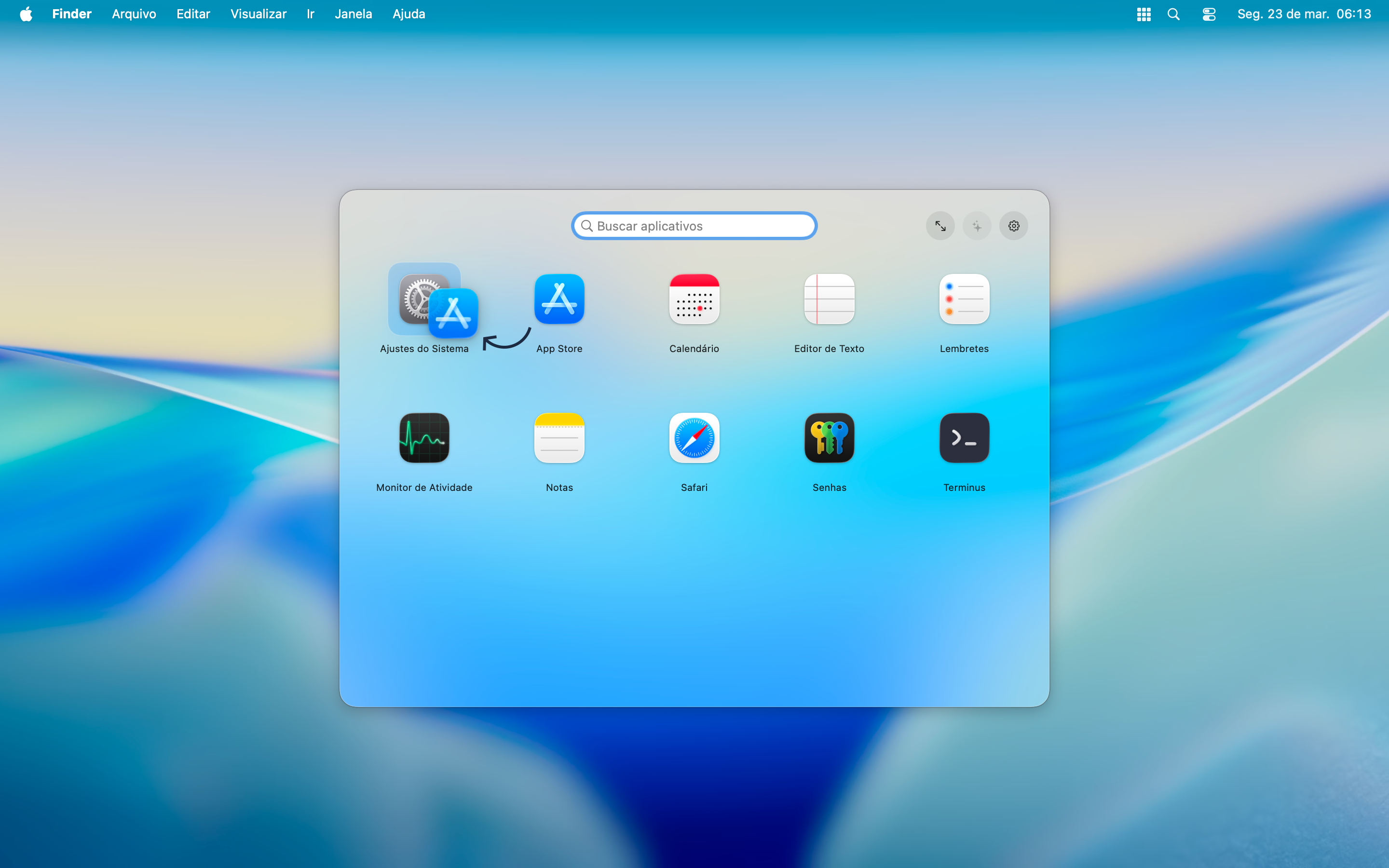 Criação de grupos no Launchpad pelo Appz